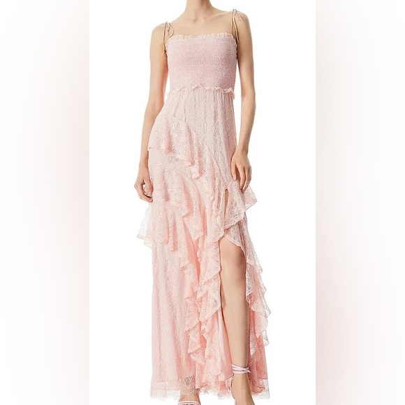 Alice & Olivia Jocelyn Ruffle Maxi Dress - Picture 3 of 6